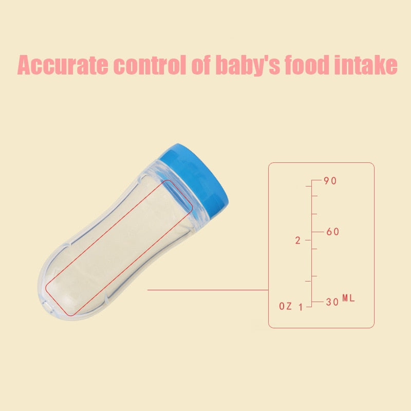 BABY SQUEEZY FOOD GRADE SILICONE SPOON BOTTLE
